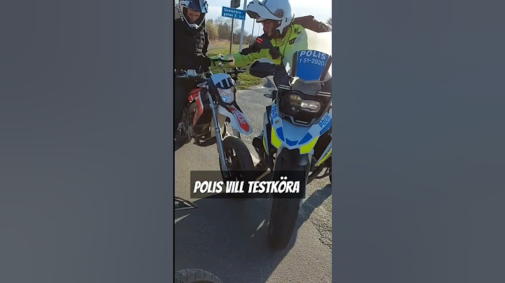 Polis vill testköra trimmad Cross #polisen #sverige #fördig #foryou #roligt #kul #cross #moppe #väg