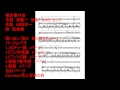 #網走番外地 歌い出し「春に 春に追われし~」バージョン キーの変更(移調)ができる楽譜