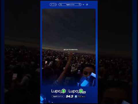 Eclipse solar total nessa segunda feira visto em Mazatlán, México.