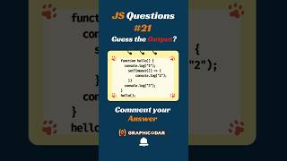 #21 Javascript Interview Questions | Output Based Questions || #codingchallenge #frontendinterview