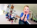 Father & Son GET MASSIVE PLAYSET! SpiderMan Tower!