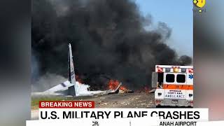 Breaking News: US military plane''C-130 Hercules'' crashes near Savanah airport