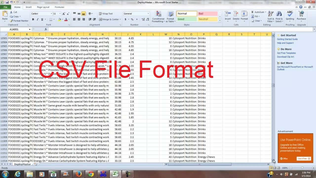 How to Split words in CSV file | Effects - YouTube