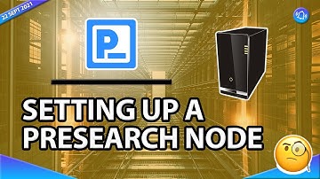SETTING UP A PRESEARCH (PRE) NODE