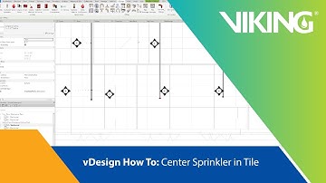 vDesign How To: Center Sprinkler in Tile