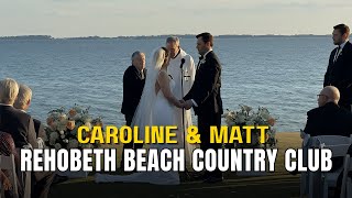 Caroline & Matt Wedding at Rehobeth Beach Country Club with PPE