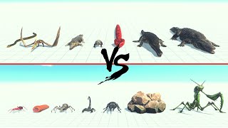 Reptiles Vs Giant Invertebrates ARBS | Animal Revolt Battle Simulator