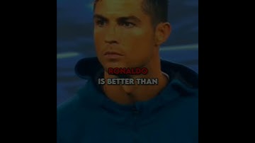 Thumbnail of The real reason why ronaldo is better than Messi😂