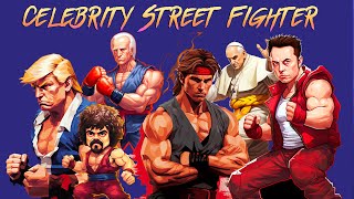 Celebrity Street Fighter (Midjourney + Eleven Labs)