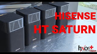Hisense HT SATURN: Flagship Sound System with 4 Wireless Speakers &amp; Powerful Subwoofer