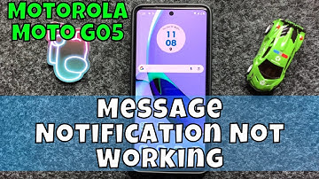 How to Fix Motorola Moto G05 Message Notification Not Working