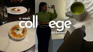 HARVARD PREMED college week in my life 👩🏽‍🔬🎧💻