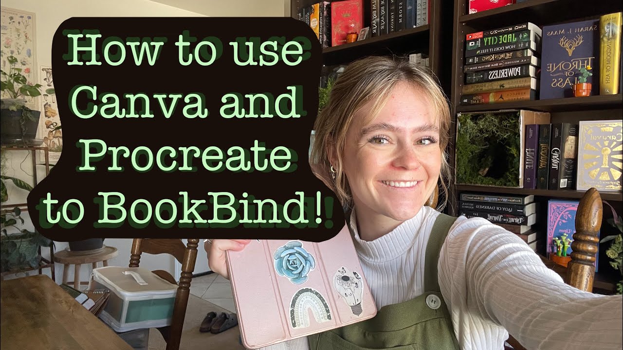 Использование Canva/Procreate для переплета книг