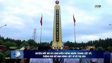 H.Đất Đỏ và Long Điền viếng nghĩa trang liệt sỹ, tượng đài nữ anh hùng liệt sĩ Võ Thị Sáu | BRTgo