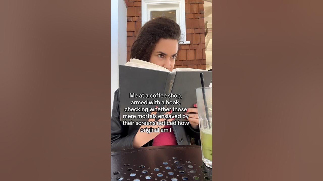 How cool am i book reading fun joke itgirl coffeeshop youtube