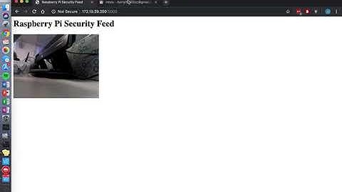 IFB 102 Raspberry Pi Smart Security Camera - Mini Project