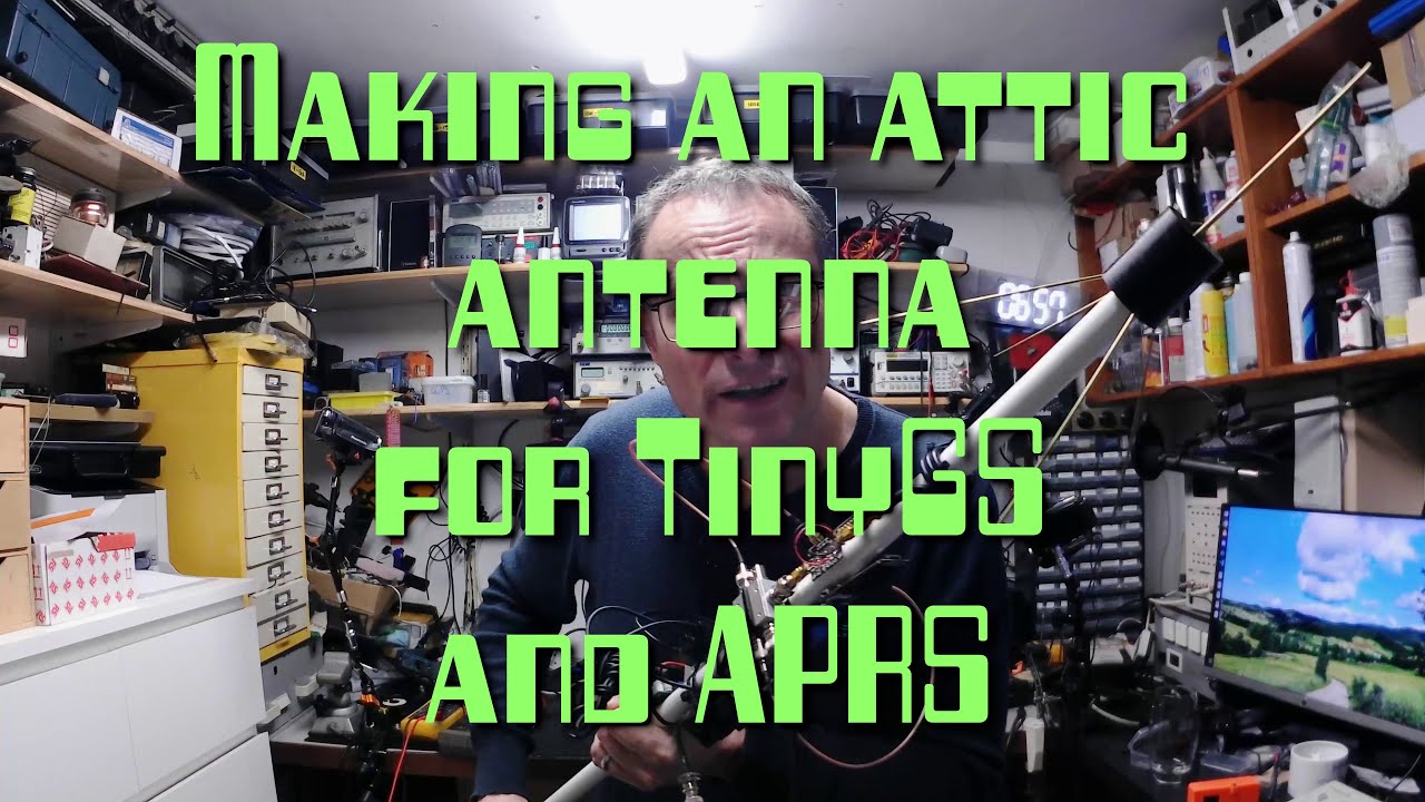 Making an attic antenna for TinyGS & LoRa - YouTube