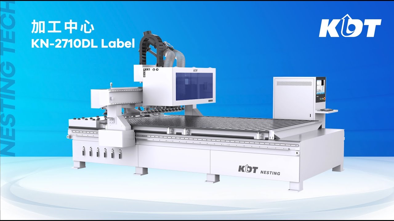 Nesting Center KN-2710DL Label | one machine handles cutting