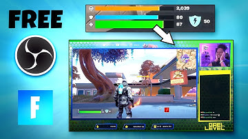 The FORTNITE Health Bar is MY OVERLAY! (Free Stream template)