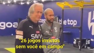 Neymar Jr recebe com surpresa as notícias do clube na volta para a Arábia  - Jorge Jesus falou tudo