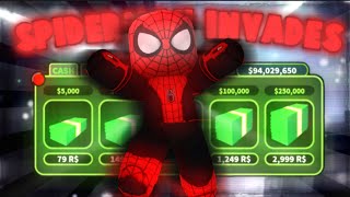The GRIND To 100 MILLION CASH As SPIDERMAN… (Roblox Jailbreak)