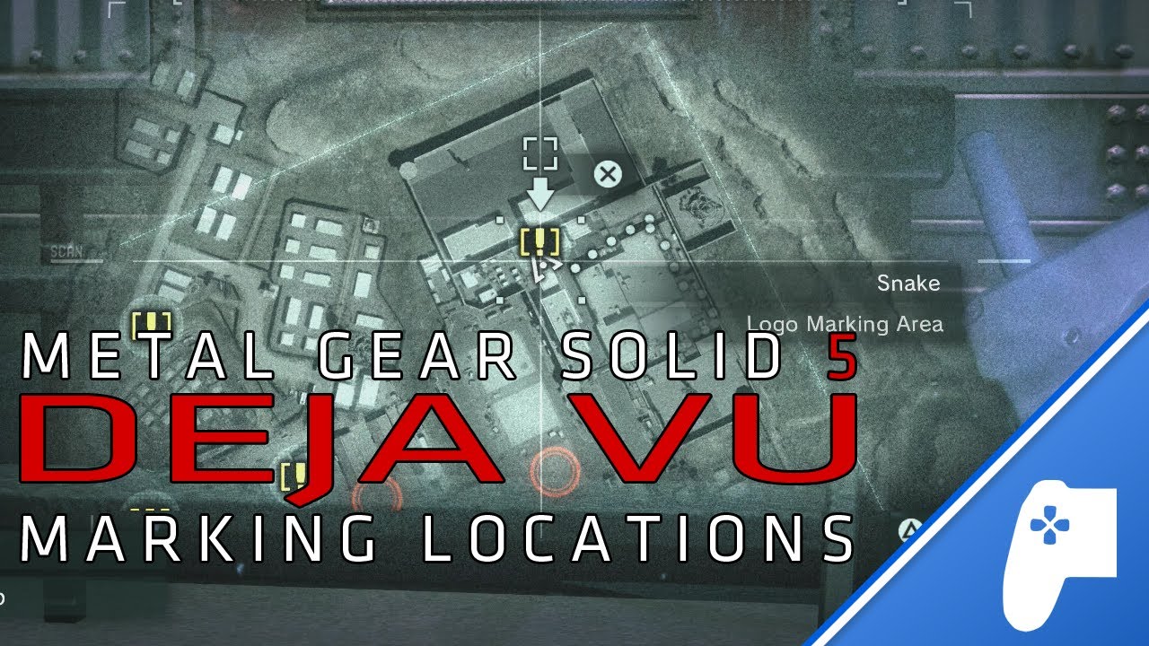 Metal Gear Solid V: Ground Zeroes - Deja Vu Mission Marking Locations