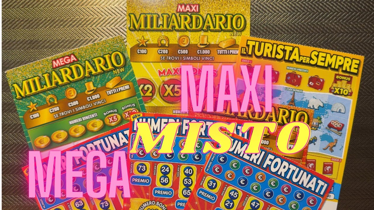 MEGA🍀MAXI🐞MISTO🤑#grattaevinci #grattaevincioggi