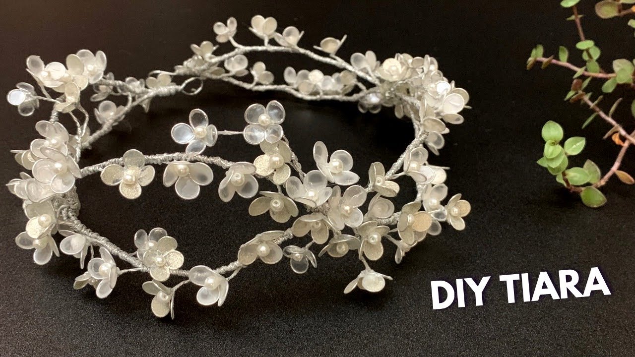 Magical Glass Flower Tiara for Brides – DIY Handmade Headpiece!