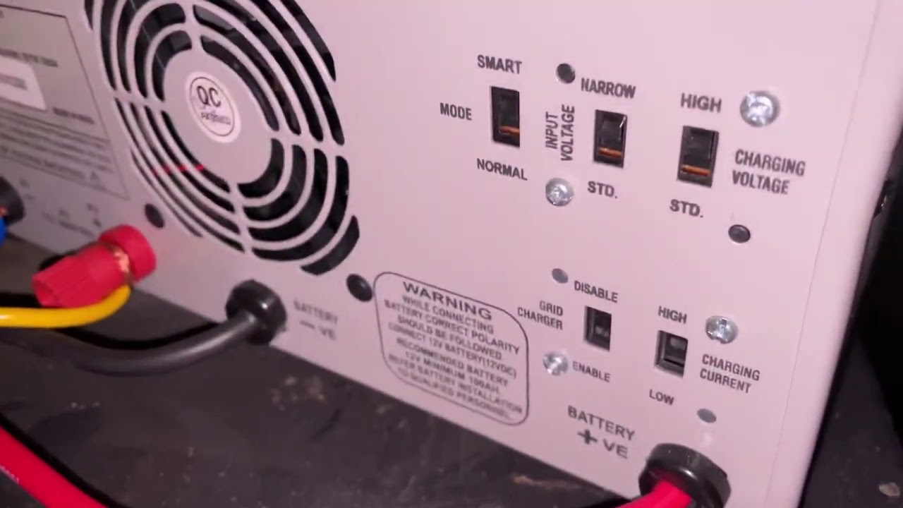 Mikrotek 1235 / 12v solar inverter | 250 wattage solar system install…. 