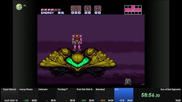 Super Metroid Any% KPDR 58:56 (First run with big route/strategy changes)