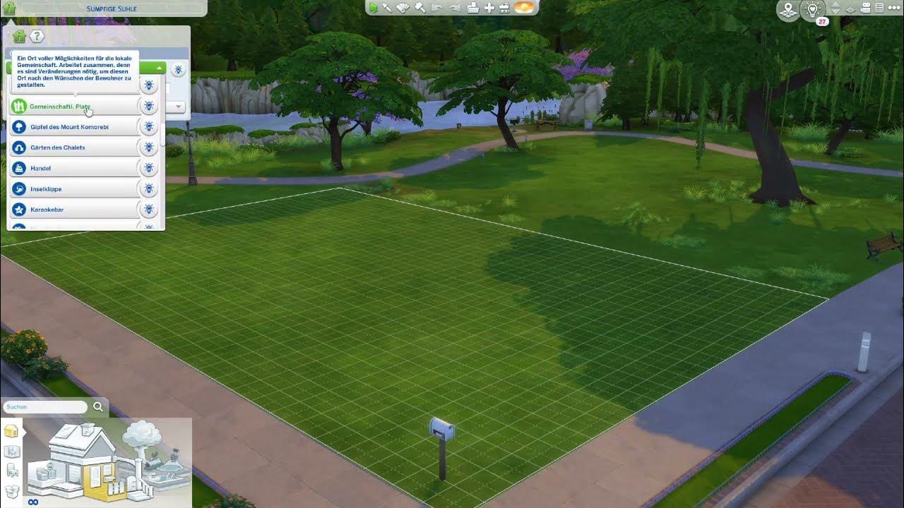 Sims 4 Grundstücksart ändern YouTube