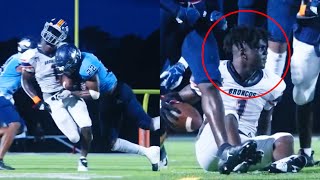 The BIGGEST Hits & Tackles in High School Football! 😳 | 2022 Part 1