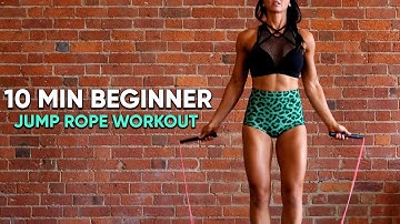 10 MIN JUMP ROPE Workout for Beginners At Home or Gym