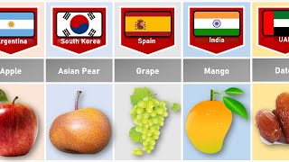 National Fruit From Different Countries
