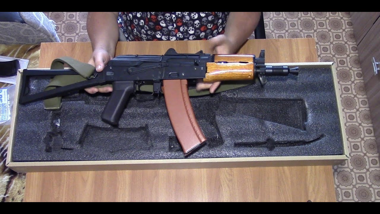 Страйкбольный привод CYMA 045 АКС74У - YouTube