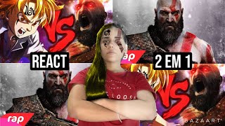 React 2 Em 1 7Mz Kratos Vs. Meliodas Duelo De Ãs Rap Do Kratos God Of War