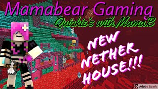 Minecraft 1.16 - Building a house in the new nether update - Snapshot 20w06a