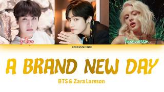 [SUB INDO] BTS ( J-Hope & V ) - A BRAND NEW DAY Ft. Zara Larsson - Kpop Music Indo