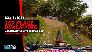 Gopro: Vali Holl 1St Place Qualifying In Mont Sainte Anne | 2023 Uci Downhill Mtb World Cup