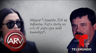 Conversaciones íntimas entre El Chapo y su esposa | Al Rojo Vivo | Telemundo
