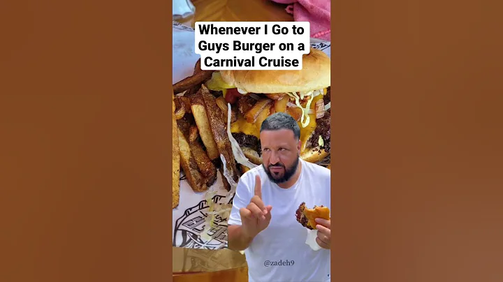 Guys Burgers 🤤 #carnivalcruise #cruisenews #guysburger