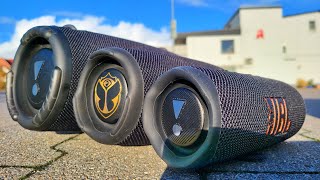 JBL XTREME 3 VS. JBL CHARGE 5 VS. JBL FLIP 6 | BASS TEST !!! [JBL PARTYBOOST] 100% VOLUME | EXTREME!