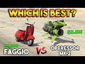 GTA 5 ONLINE : OPPRESSOR MK 2 VS FAGGIO [EXPENSIVE VS CHEAP] (WHICH IS BEST?)
