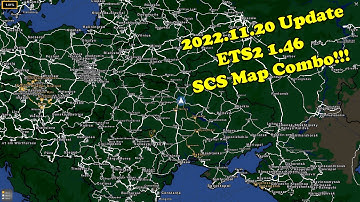 [2022.11.20 Updated] ETS2 1 46 SCS Map Combo (23 Maps) | Added 5 map mods