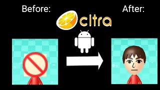 How To Fix Mii Face Issues And Use Mii Maker On Citra Android