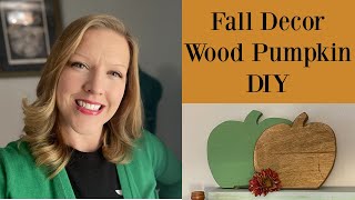 Wood Pumpkin DIY | Handmade home decor