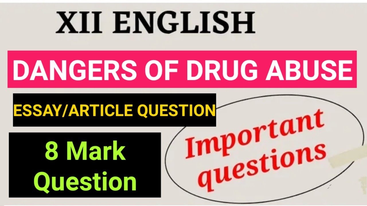 expository essay on the dangers of drug abuse