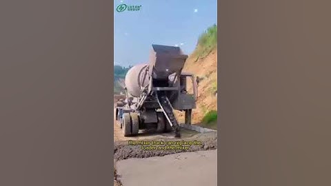 LUTON self loading concrete mixer can be used all kinds of project