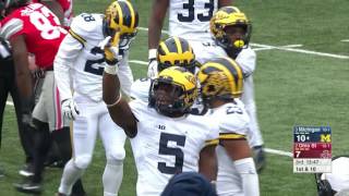 Jabrill Peppers Gets First Career Interception vs. Ohio State