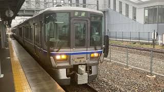 JR西日本521系G14編成＋J05編成 普通金沢行き 西金沢発車
